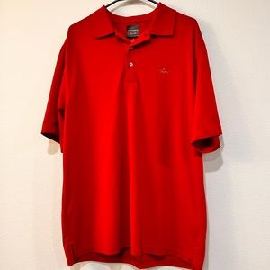 Greg Norman Men’s Red Golf Polo Size L But Fits Like XL